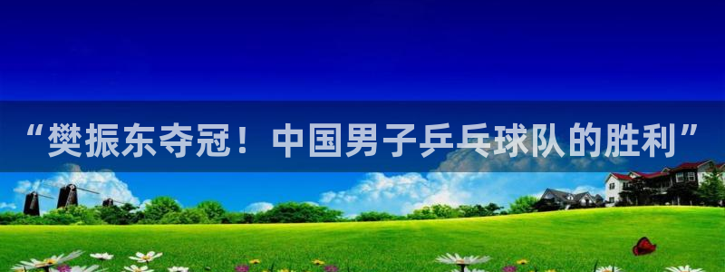 2006年世界杯冠军：“樊振东夺冠！中国男子乒乓球队的胜利”