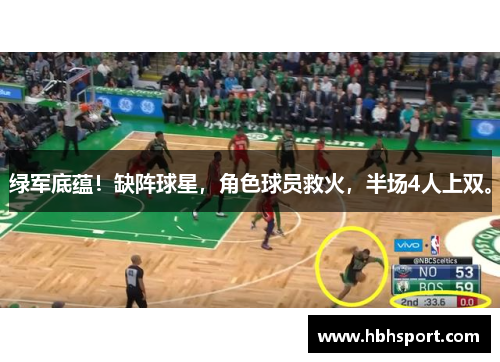 绿军底蕴！缺阵球星，角色球员救火，半场4人上双。